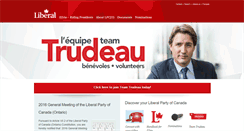 Desktop Screenshot of ontario.liberal.ca