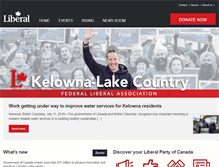 Tablet Screenshot of kelownalakecountry.liberal.ca