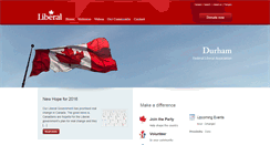 Desktop Screenshot of durham.liberal.ca